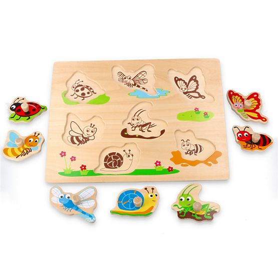 Puzzle mit Griffen Käfer