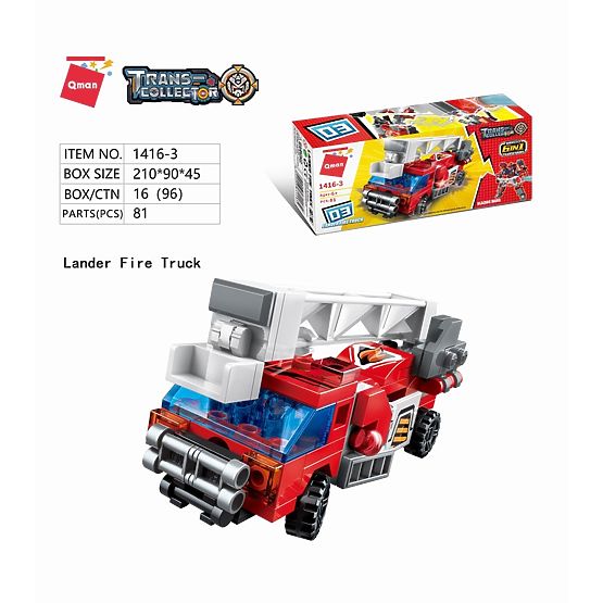 Qman Blazing Mars 1416 Set 6-in-1