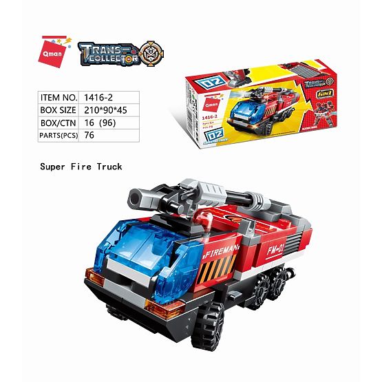 Qman Blazing Mars 1416 Set 6-in-1