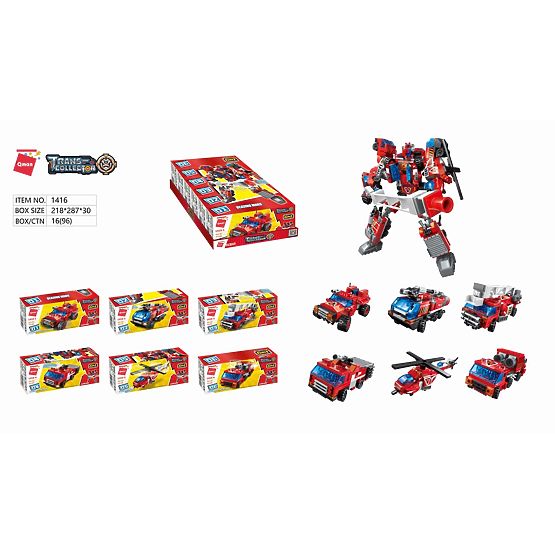Qman Blazing Mars 1416 Set 6-in-1