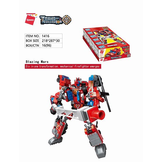 Qman Blazing Mars 1416 Set 6-in-1