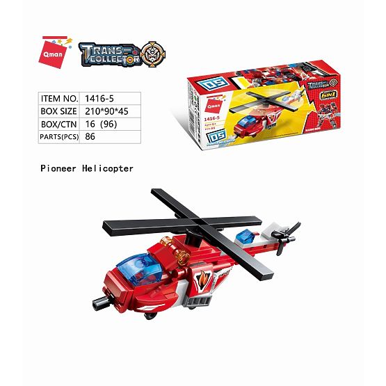 Qman Blazing Mars 1416 Set 6-in-1