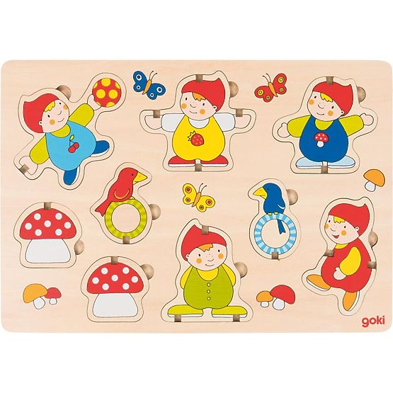 Räumliches Puzzle Zwerge