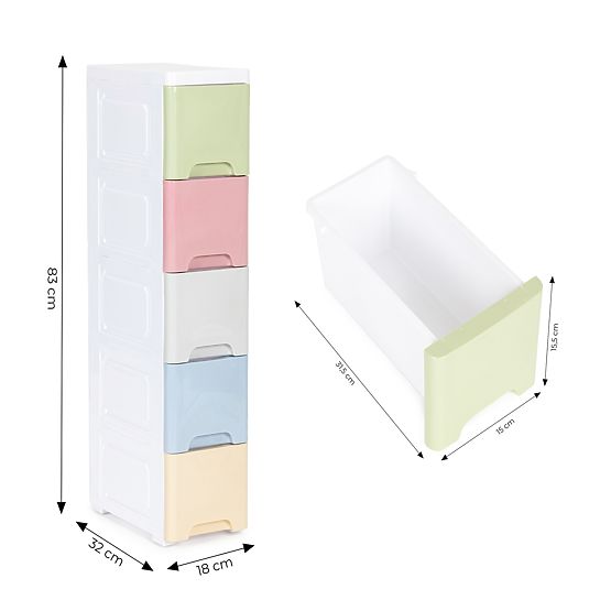Regal auf Rollen Five small