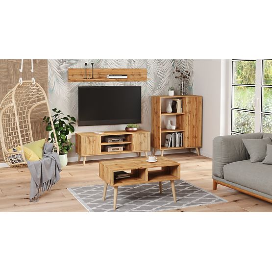 Regal Fondi Schrank Eiche Craft Gold, skandinavisch