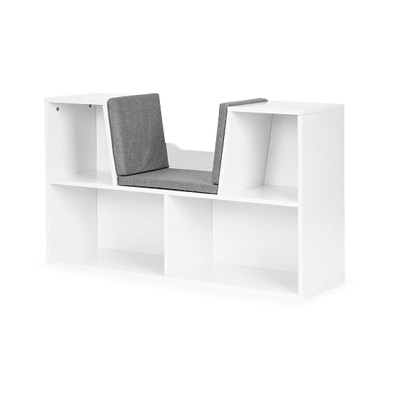 Regal mit Sitzfläche für Kinder