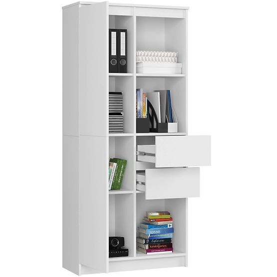 REGAŁ R15 R80 1D 2SZ CLP PK WEISS