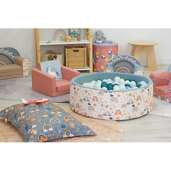 Regenbogen-Sitzsack