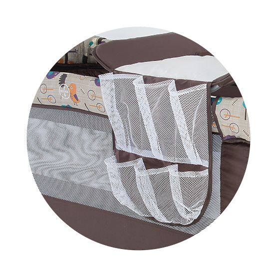 Reisebett CHIPOLINO Play Pen and Crib Bella - Denim