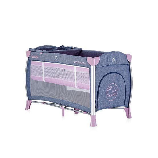 Reisebett CHIPOLINO Play pen Casablanca - Pink Orchid