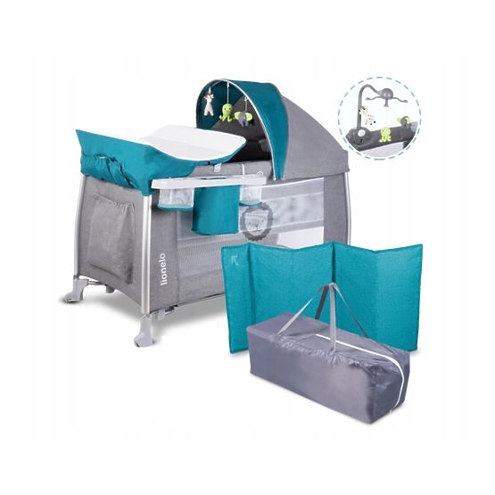 Reisebett LIONELO Simon - blau