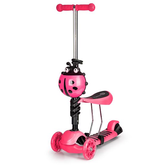 Roller und Türsteher Marienkäfer - rosa