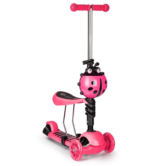 Roller und Türsteher Marienkäfer - rosa