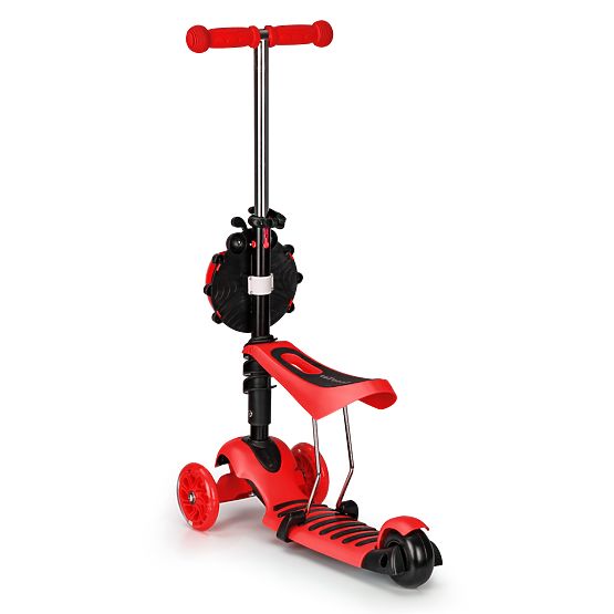 Roller und Türsteher Marienkäfer - rot