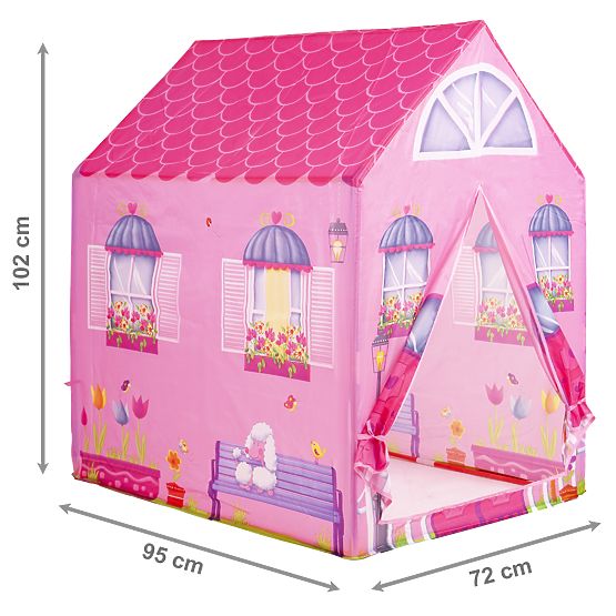 Rosa Spielzelt Haus für Kinder IPLAY