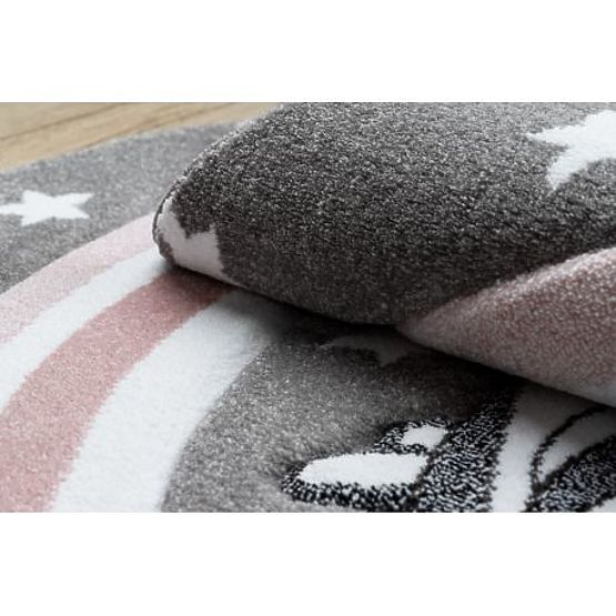 Runder Teppich PETIT PONY Pony, grau