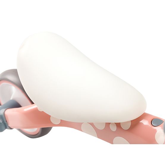 Rutscher Mini - Pink mit weiß punkte