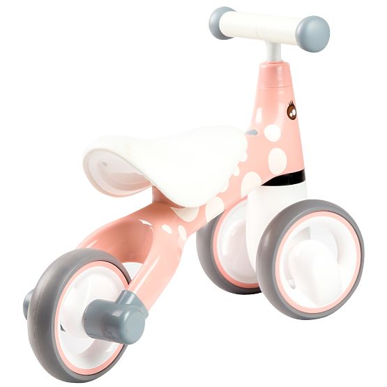 Rutscher Mini - Pink mit weiß punkte