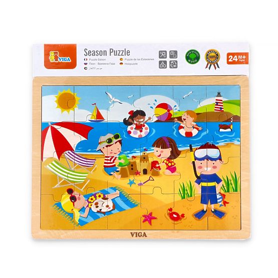 Saisonales Puzzle Sommer
