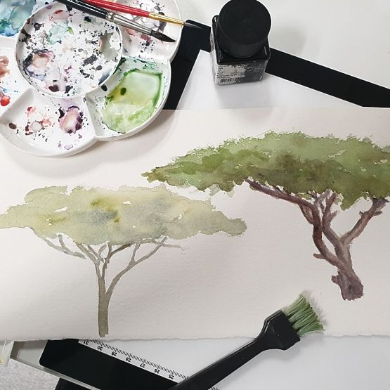 Bettlaken aus Savana-Baumwolle