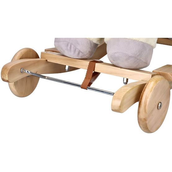 Schaukel-Einhorn mit Sitz und Rädern