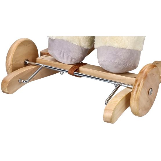 Schaukel-Einhorn mit Sitz und Rädern
