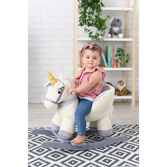 Schaukelendes Einhorn mit einem Sitz