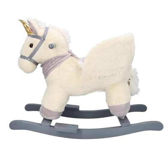 Schaukelendes Einhorn mit einem Sitz
