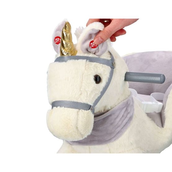 Schaukelendes Einhorn mit einem Sitz