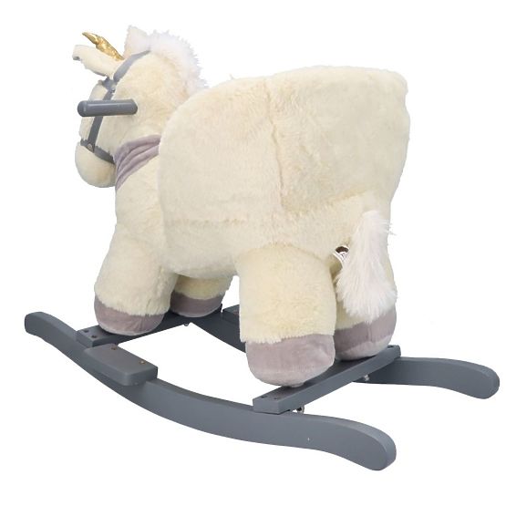 Schaukelendes Einhorn mit einem Sitz