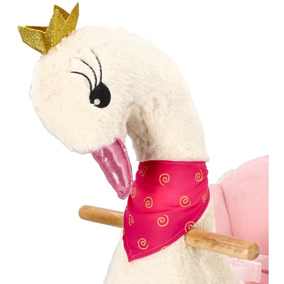 Schaukelpferd Königin der Schwäne mit Rädern