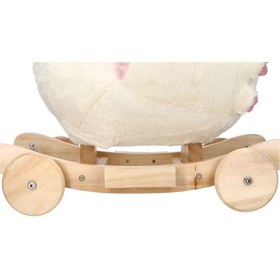 Schaukelpferd Königin der Schwäne mit Rädern