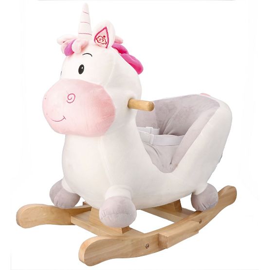 Schaukelpferd mit Sessel süßes Einhorn