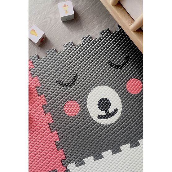 Schaumstoff-Spielmatte 9 Stück - Teddybär und Krone