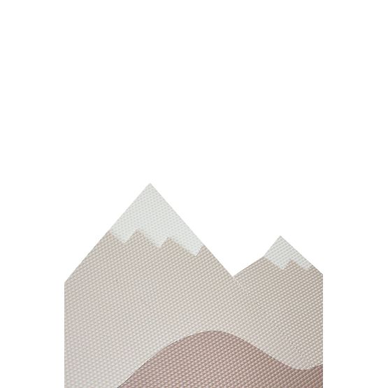 Schaumstoffschutz für die Wand hinter dem Bett Mountains - beige