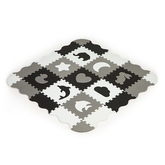 Schaumstoffmatte mit Puzzle-Rand trockener Pool 25 Stück ECOTOYS