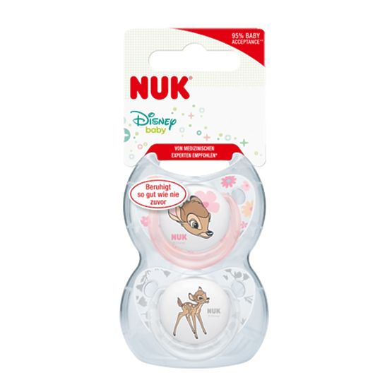 scheiße NUK Disney Classic 0-6m 2ks mädchen Pink 0-6 m