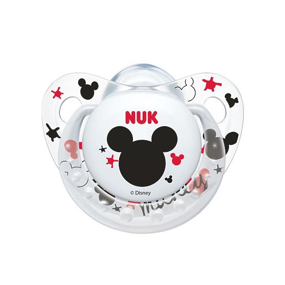 scheiße NUK Trendlinie Mickey 0-6m transparent 0-6 m