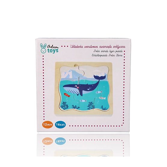 Schichtpuzzle Arktische Tiere
