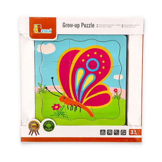 Schichtpuzzle Schmetterling