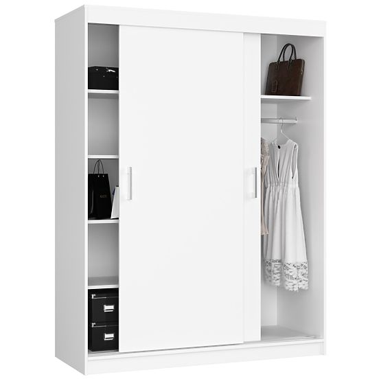 SCHIEBESCHRANK 150 cm CLP MONO WEISS