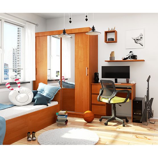 SCHIEBETÜR-SCHRANK 150cm CLP ERLE