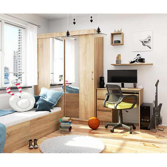 SCHIEBETÜRSCHRANK 150cm CLP SONOMA