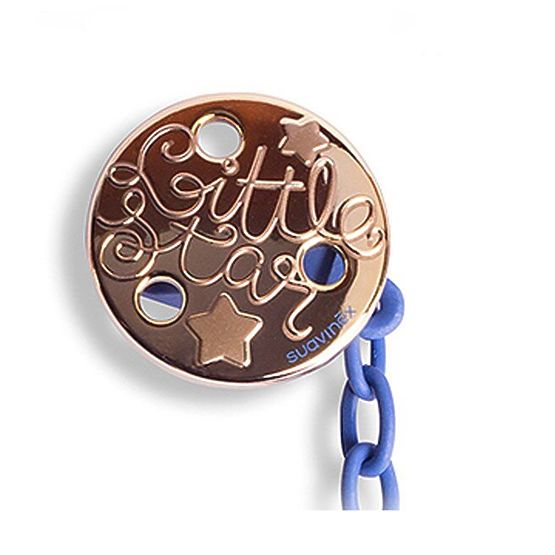 Schnullerkette Gold Clip 