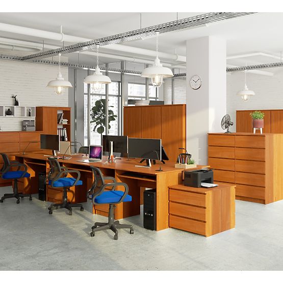 SCHREIBTISCH CLP 135cm PK ERLE