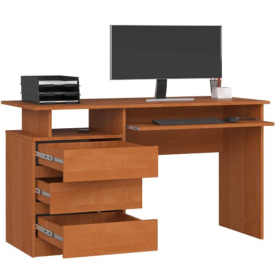 SCHREIBTISCH CLP 135cm PK ERLE