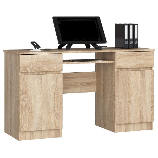 SCHREIBTISCH CLP A5 2D 2SZ PK EICHE SONOMA