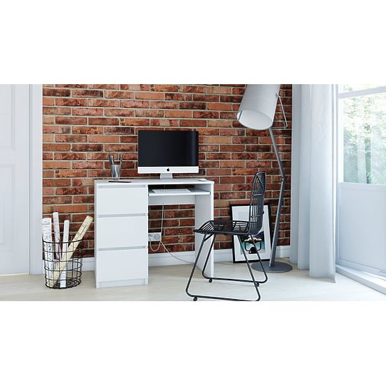 Schreibtisch Lima LINKS WEISS