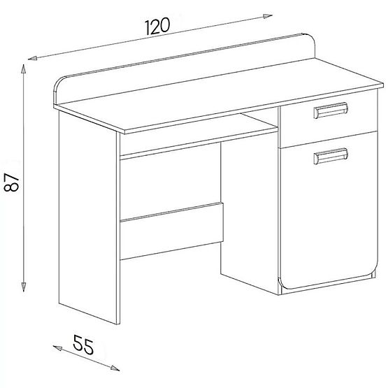 Schreibtisch Lorenta - limette