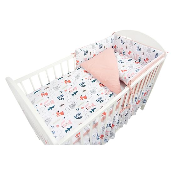 Schutzmantel 180 für Kinderbett Fox - rosa